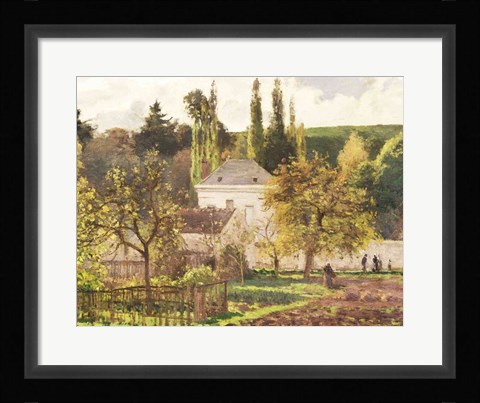 Framed House in the Hermitage, Pontoise, 1873 Print