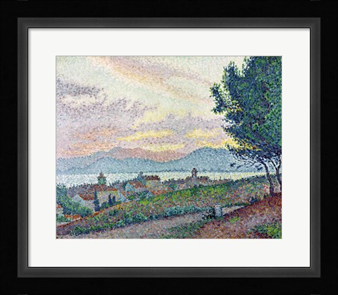 Framed St. Tropez, Pinewood, 1896 Print