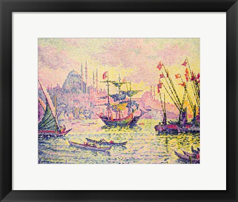 Framed View of Constantinople, 1907 Print