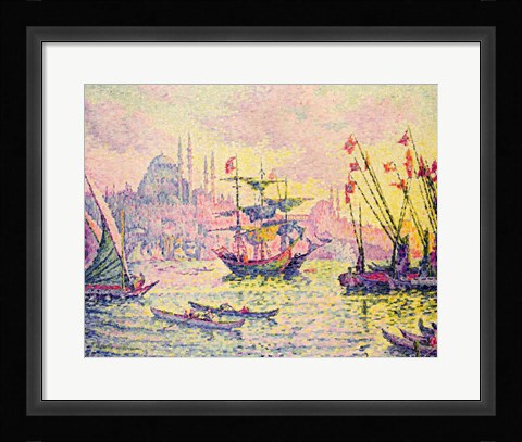 Framed View of Constantinople, 1907 Print