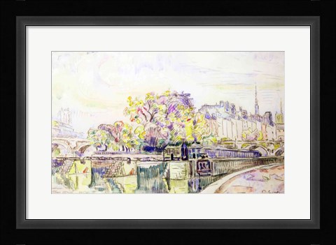 Framed Paris, 1923 Print