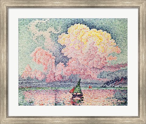 Framed Antibes, the Pink Cloud, 1916 Print