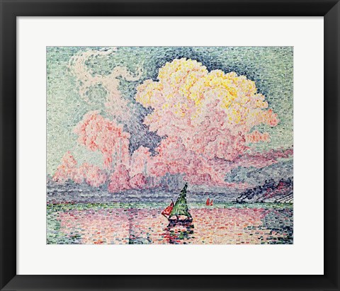 Framed Antibes, the Pink Cloud, 1916 Print