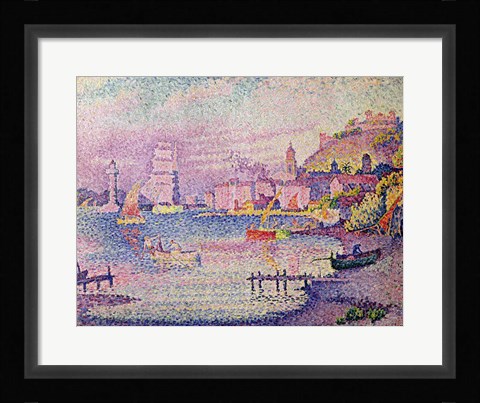 Framed Leaving the Port of Saint-Tropez, 1902 Print