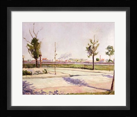Framed Road to Gennevilliers, 1883 Print