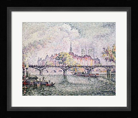 Framed Ile de la Cite, Paris, 1912 Print