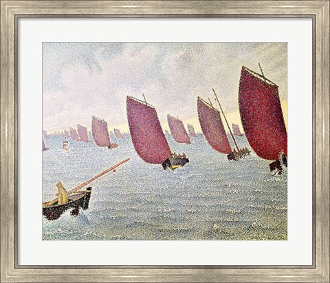 Framed Breeze, Concarneau, 1891 Print