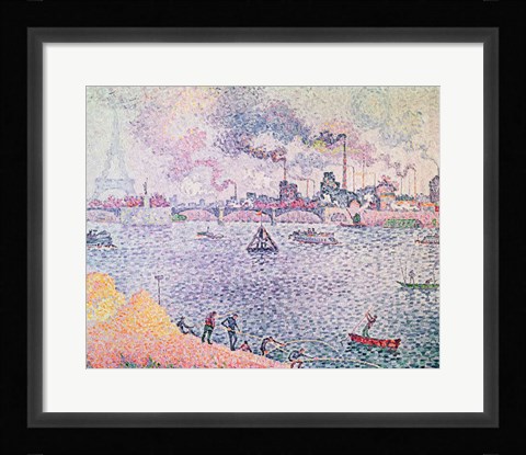 Framed Seine, Grenelle, 1899 Print