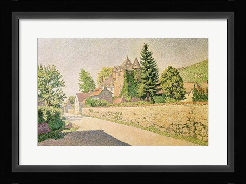 Framed Chateau de Comblat, c.1887 Print