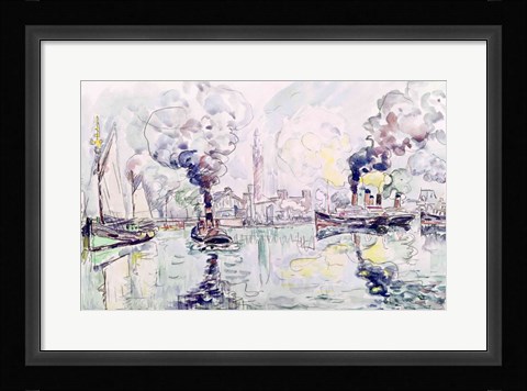 Framed Cherbourg, 1931 Print
