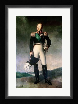 Framed Alexander I of Russia Print