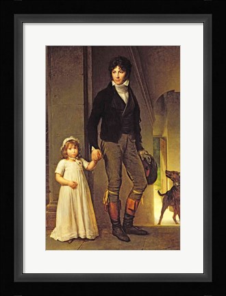 Framed Jean-Baptiste Isabey Print