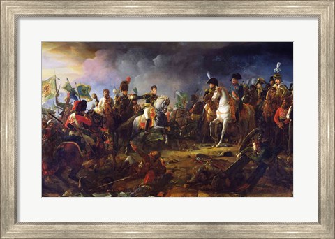 Framed Battle of Austerlitz Print