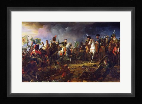 Framed Battle of Austerlitz Print
