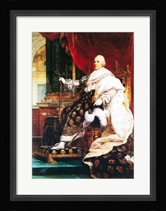 Framed Louis XVIII Print