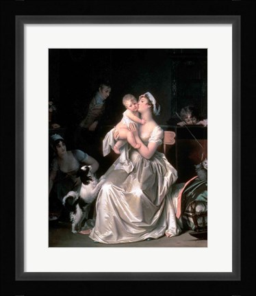 Framed Motherhood, 1805 Print
