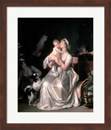 Framed Motherhood, 1805 Print