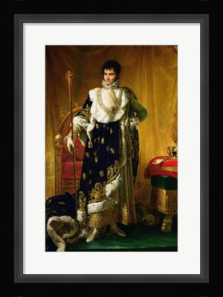 Framed Portrait of Jerome Bonaparte Print