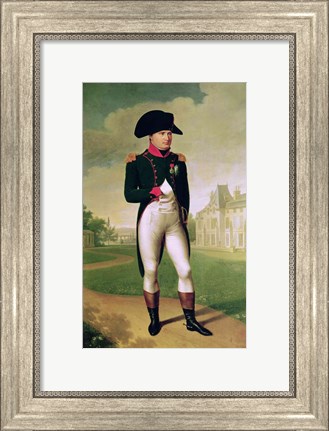 Framed Napoleon I - posed Print