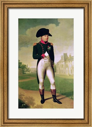 Framed Napoleon I - posed Print