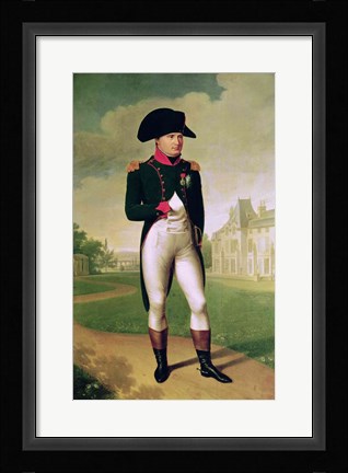 Framed Napoleon I - posed Print