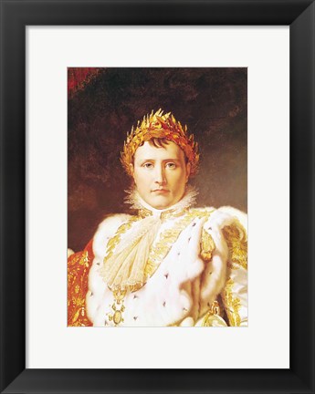 Framed Napoleon I Print