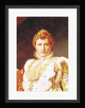 Framed Napoleon I Print
