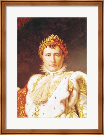 Framed Napoleon I Print