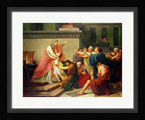 Framed Joseph Recognised by his Brothers Print