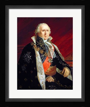 Framed Charles-Francois Lebrun Print