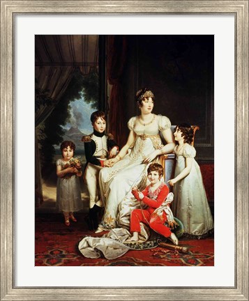 Framed Caroline Bonaparte Print