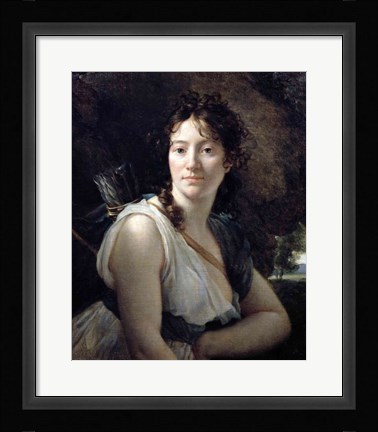 Framed Mademoiselle Duchesnoy in the Role of Dido Print