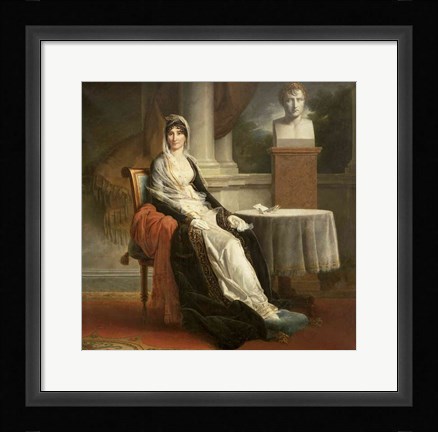 Framed Marie-Laetitia Ramolino -detail Print