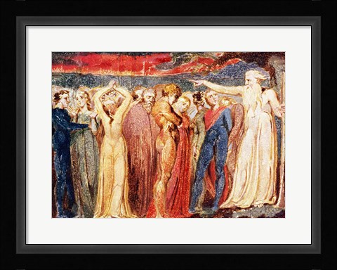 Framed Joseph of Arimathea preaching to the inhabitants of Britain Print