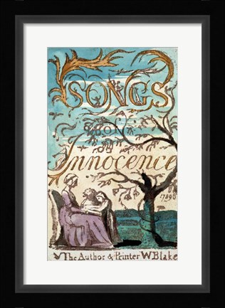 Framed Songs of Innocence Print