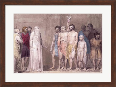 Framed St. Gregory and the British Captives Print