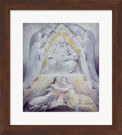 Framed Mercy and Truth are met together, Righteousness and Peace have kissed each other Print