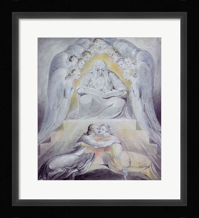 Framed Mercy and Truth are met together, Righteousness and Peace have kissed each other Print