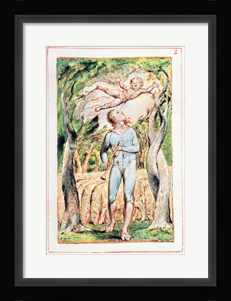 Framed Songs of Innocence; the Piper Print
