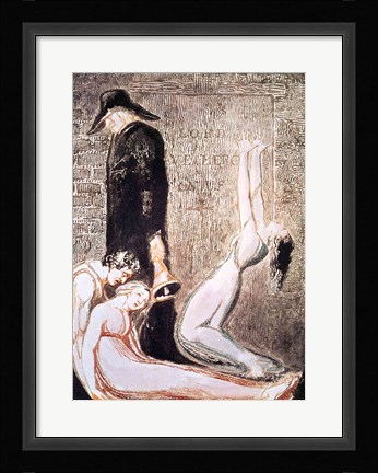 Framed Europe a Prophecy; Plague, c.1794 Print