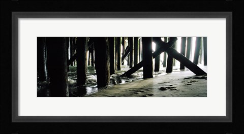 Framed Seaside Dock Print