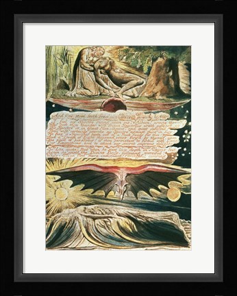 Framed Jerusalem The Emanation of the Giant Albion: And One stood forth Print