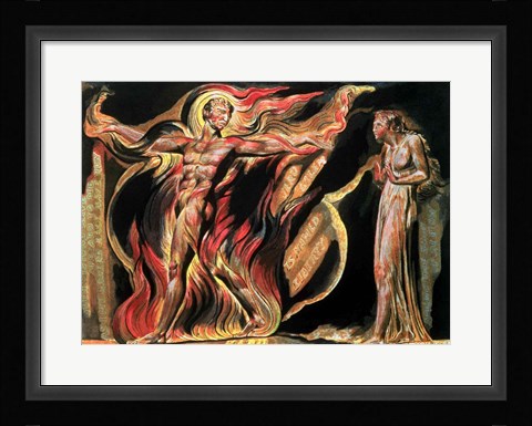 Framed Jerusalem The Emanation of The Giant Albion; Such visions have appeared to me, 1804 Print