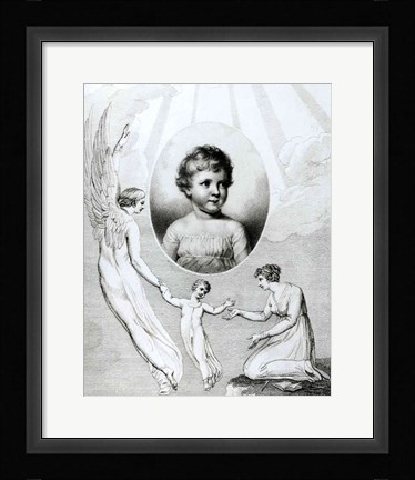 Framed Mary Wollstonecraft Shelley Print