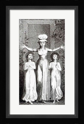 Framed Frontispiece to 'Original Stories from Real Life' Print