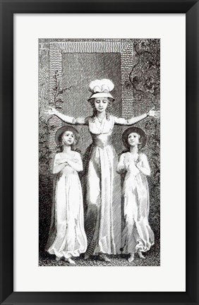 Framed Frontispiece to 'Original Stories from Real Life' Print