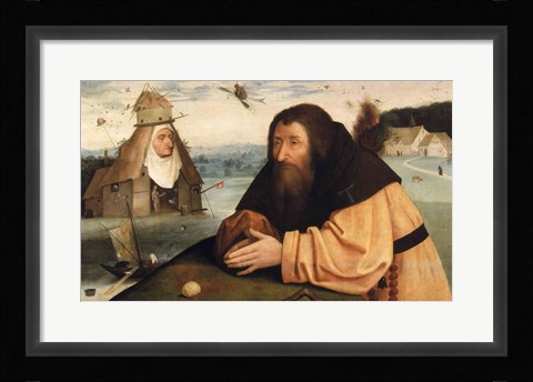 Framed Temptation of St. Anthony Print