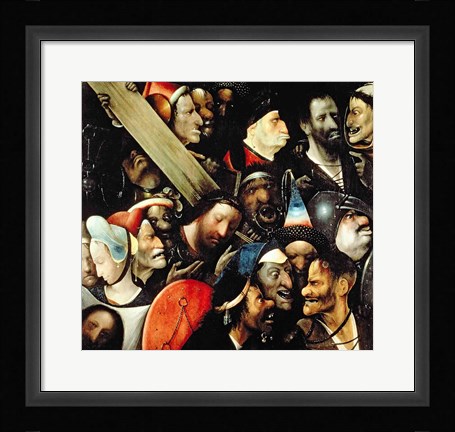 Framed Carrying of the Cross Print