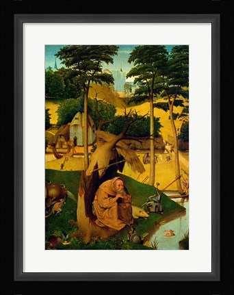 Framed Temptation of St. Anthony, 1490 Print