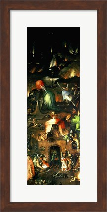 Framed Last Judgement (Altarpiece): Interior of Right Wing Print